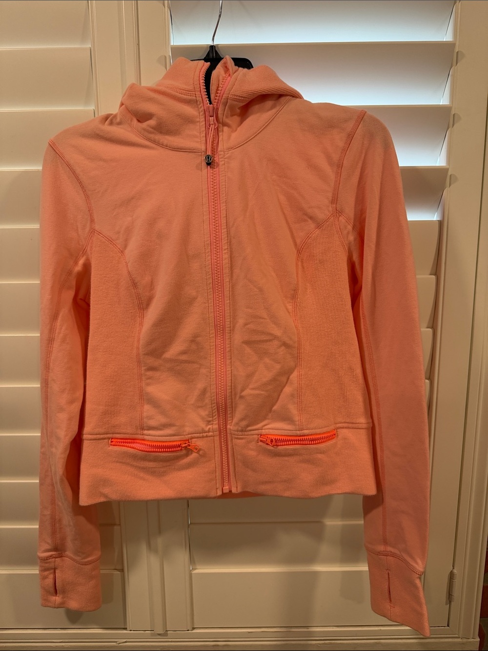 lululemon athletica Peach Zip-Up Hoodie Jacket
